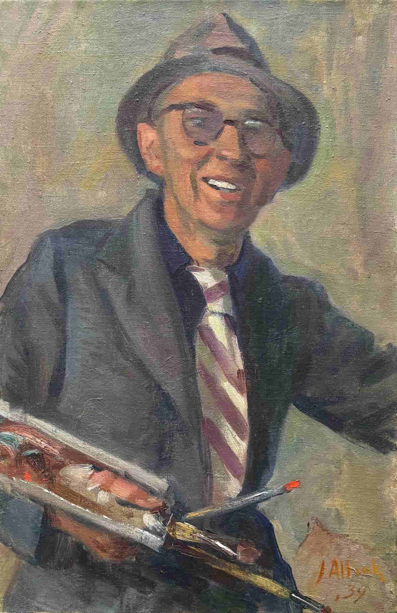 Jan Altink - Jan Altink, zelfportret uit 1939