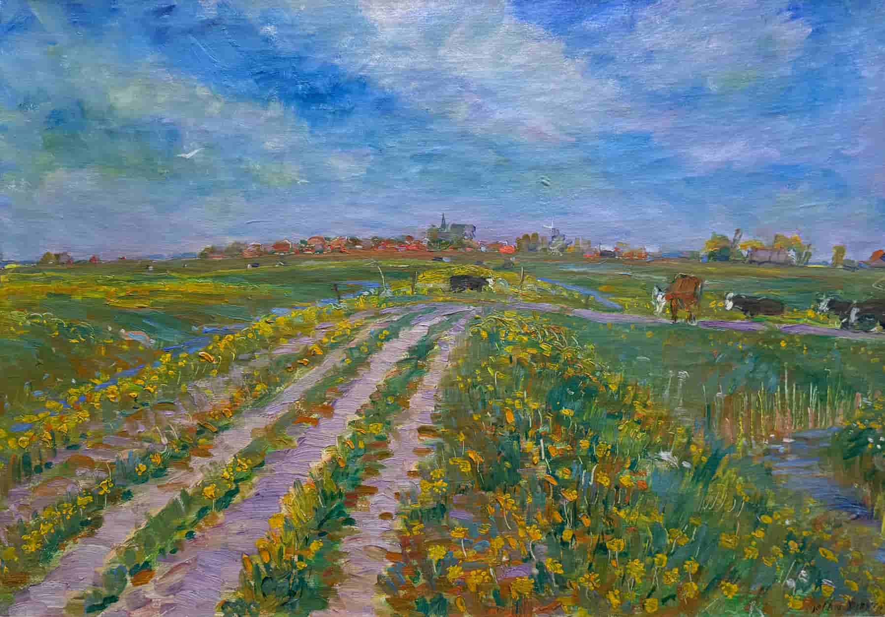 Johan Dijkstra - Gezicht op Niehove (Pièce de résistance)