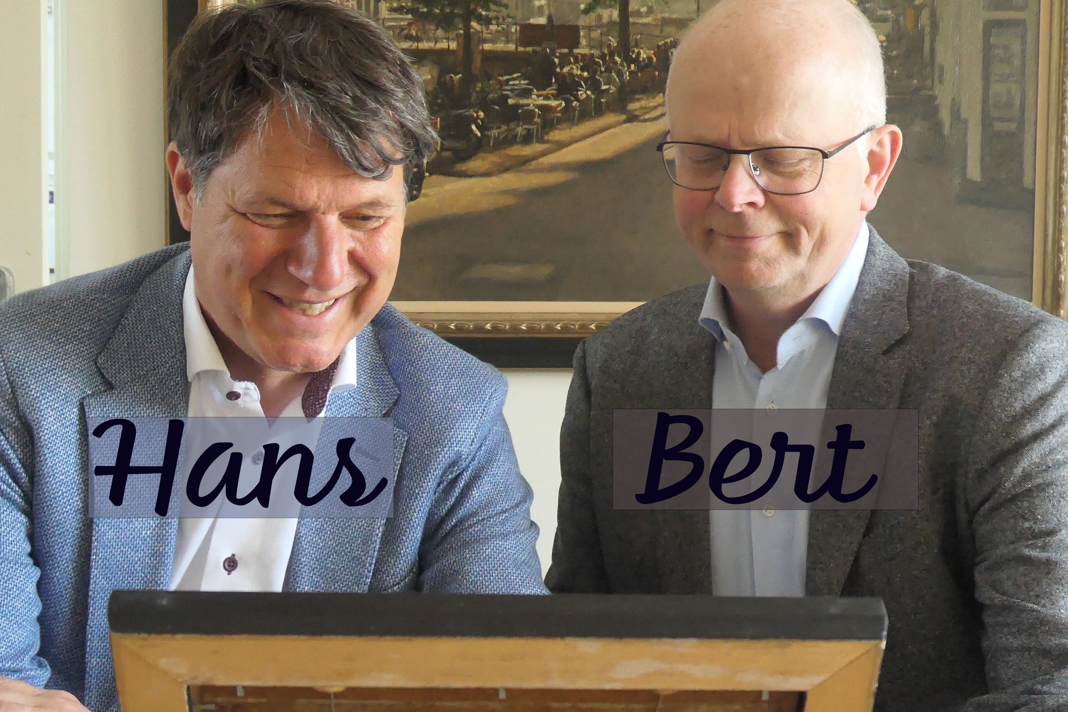 Bert Bruning en Hans Heintz, oprichters van Bruning Heintz.