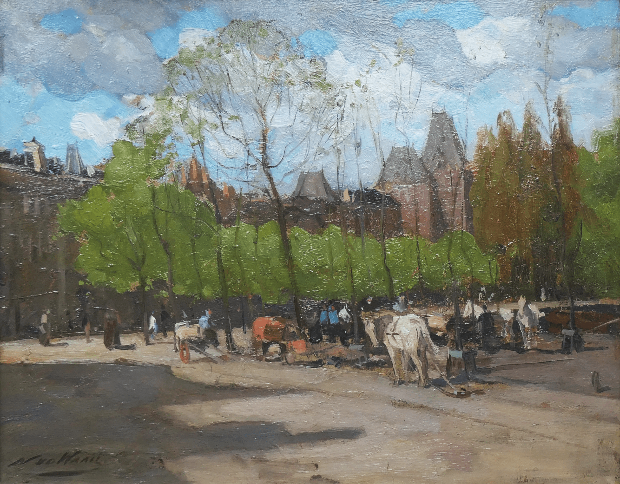 Stadhouderskade met Rijksmuseum zonder lijst