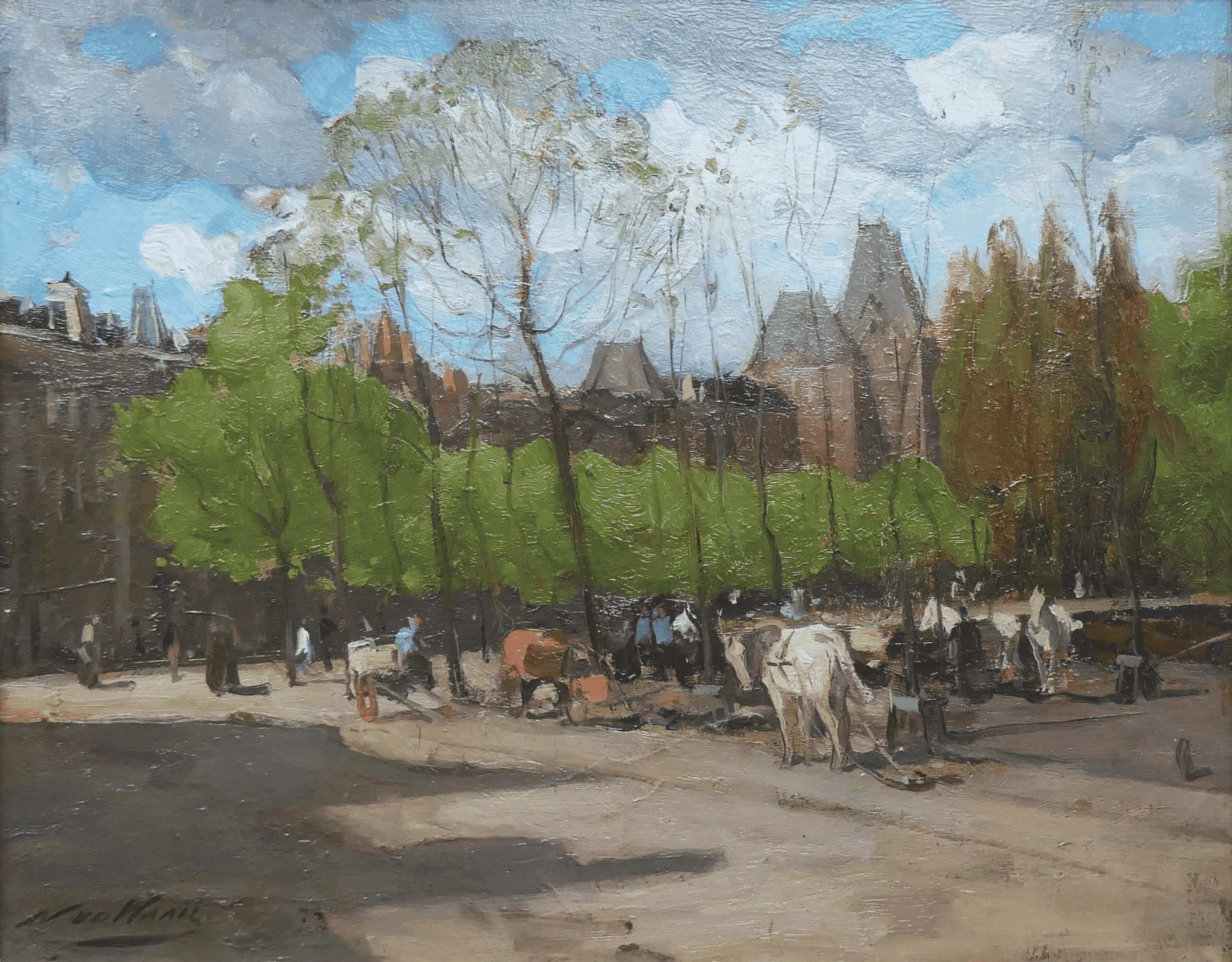 Stadhouderskade met Rijksmuseum zonder lijst